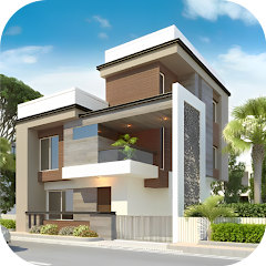 Hausentwurfsplan 3D-App