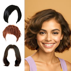 Modiface Haircut：Hair Makeover Logo
