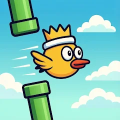 Birdy Bird - Flattervogel Logo