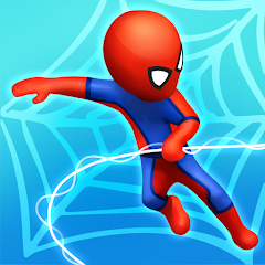 Webmaster: Stickman Superheld Logo