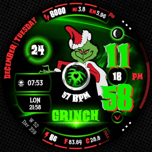 BAD GRINCH Christmas Digital Logo